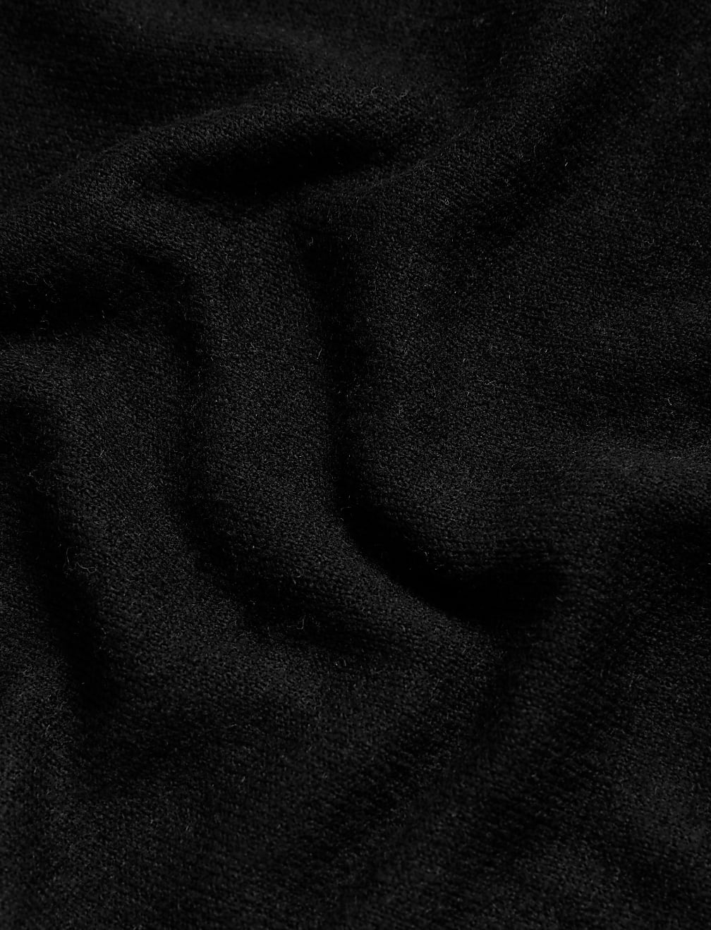 Air-Yarn Crew Neck Tipped Detail Knitted Vest