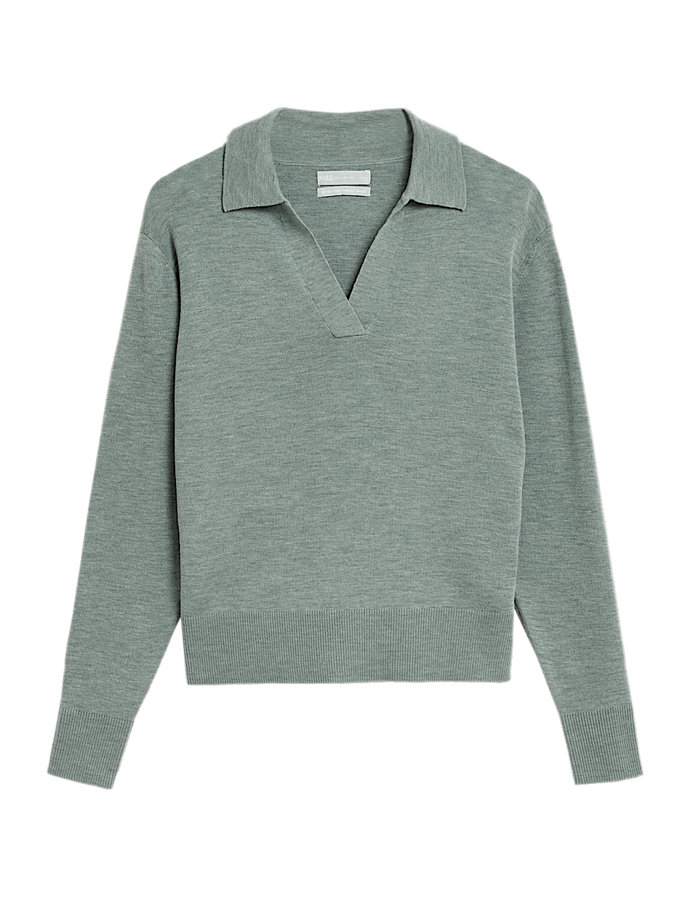 Pure Merino Wool Collared Jumper