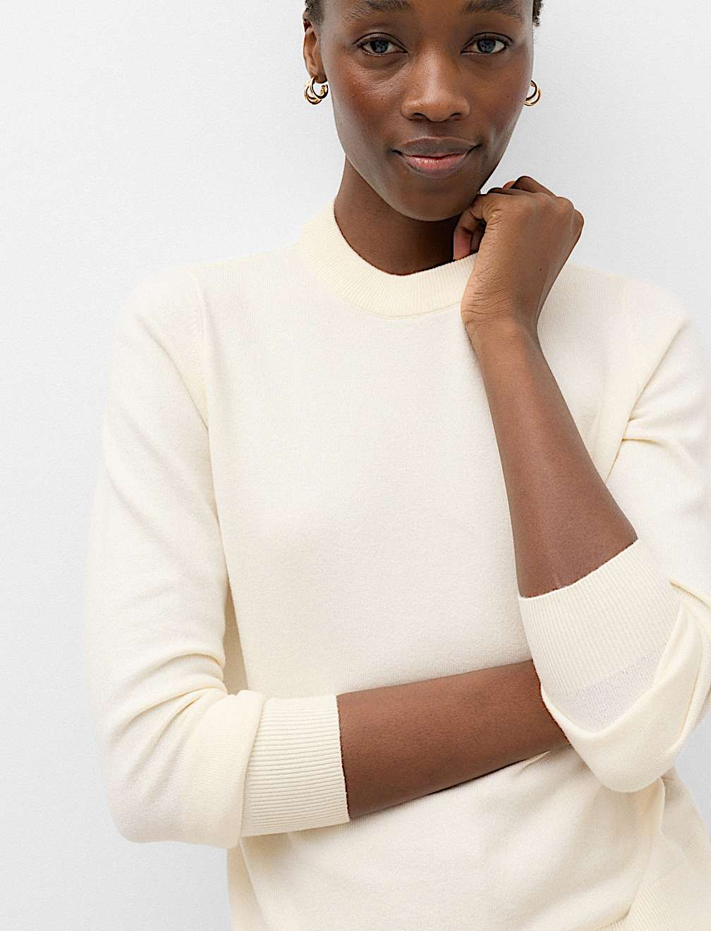 Air-Yarn Crew Neck Jumper