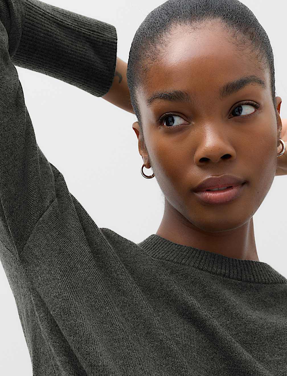 Air-Yarn Oversized Longline Jumper