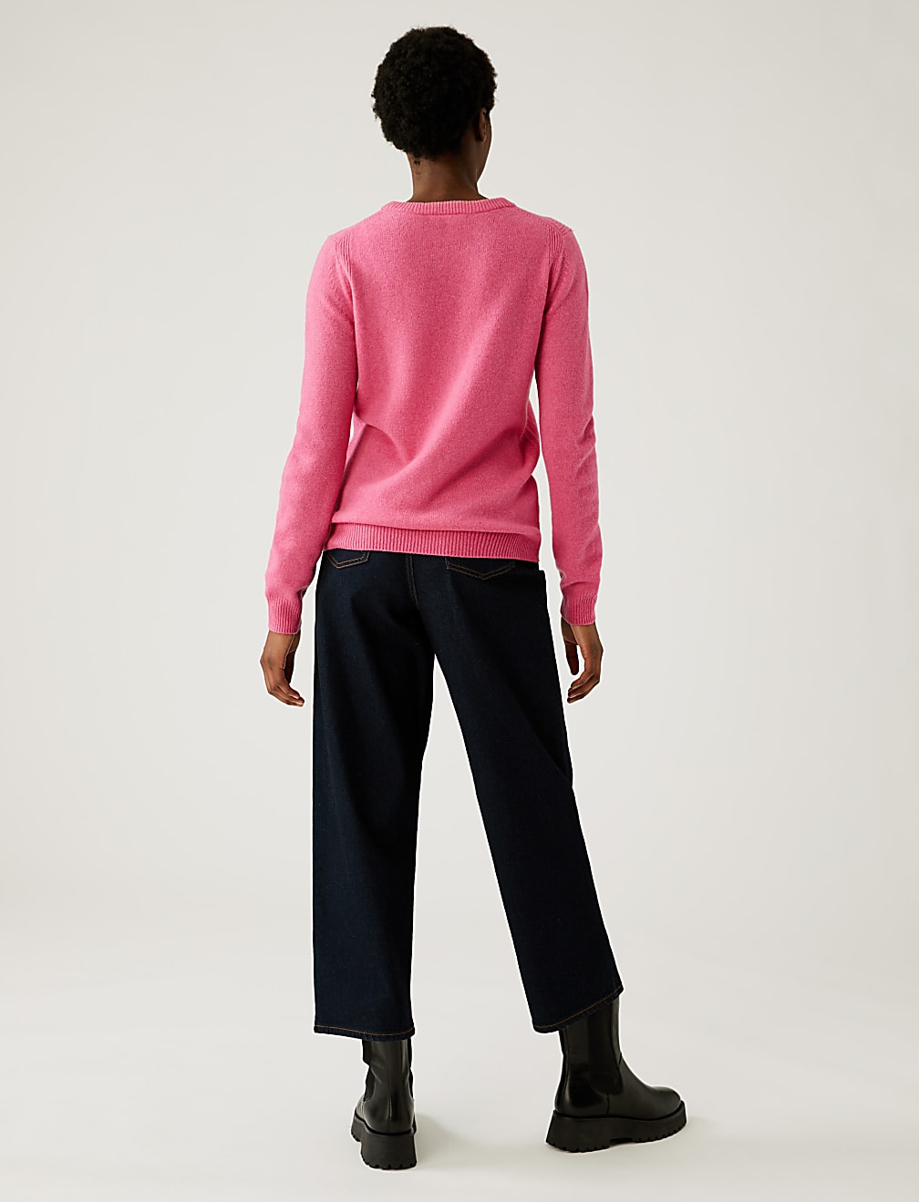 Lambswool Rich Crew Neck Jumper