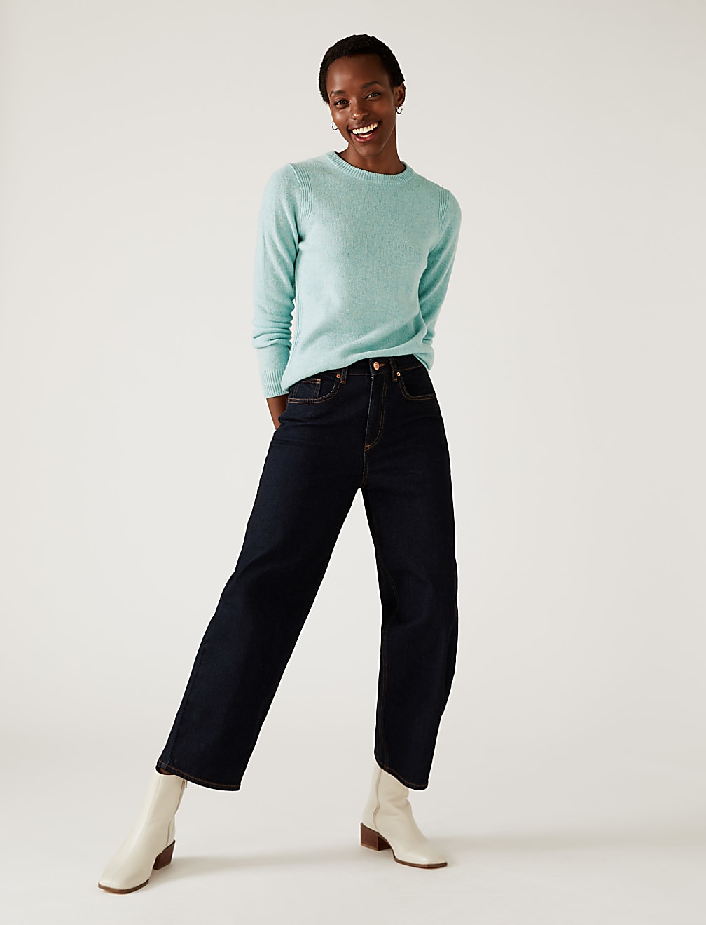 Lambswool Rich Crew Neck Jumper