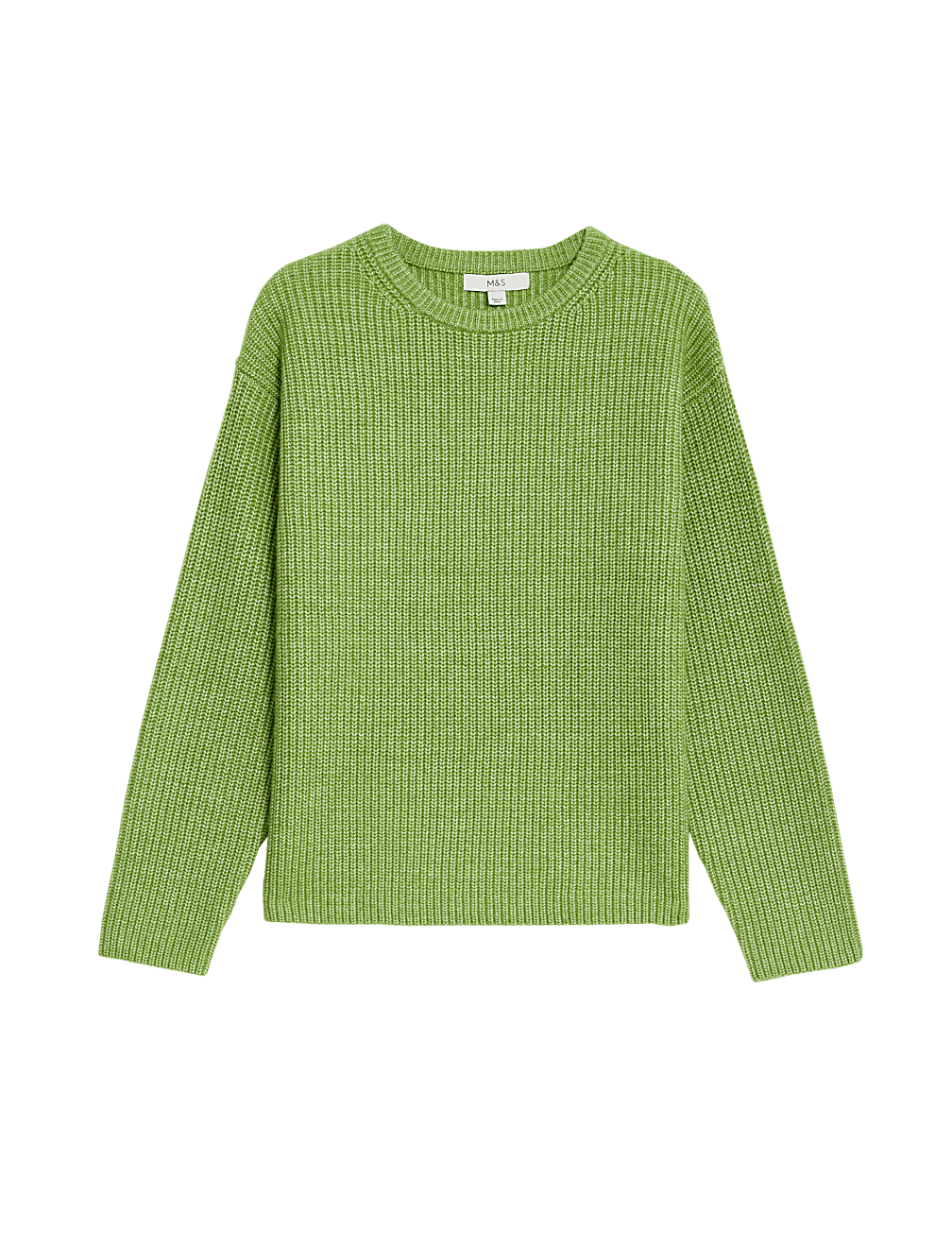 Cloud-Yarn Textured Crew Neck Jumper