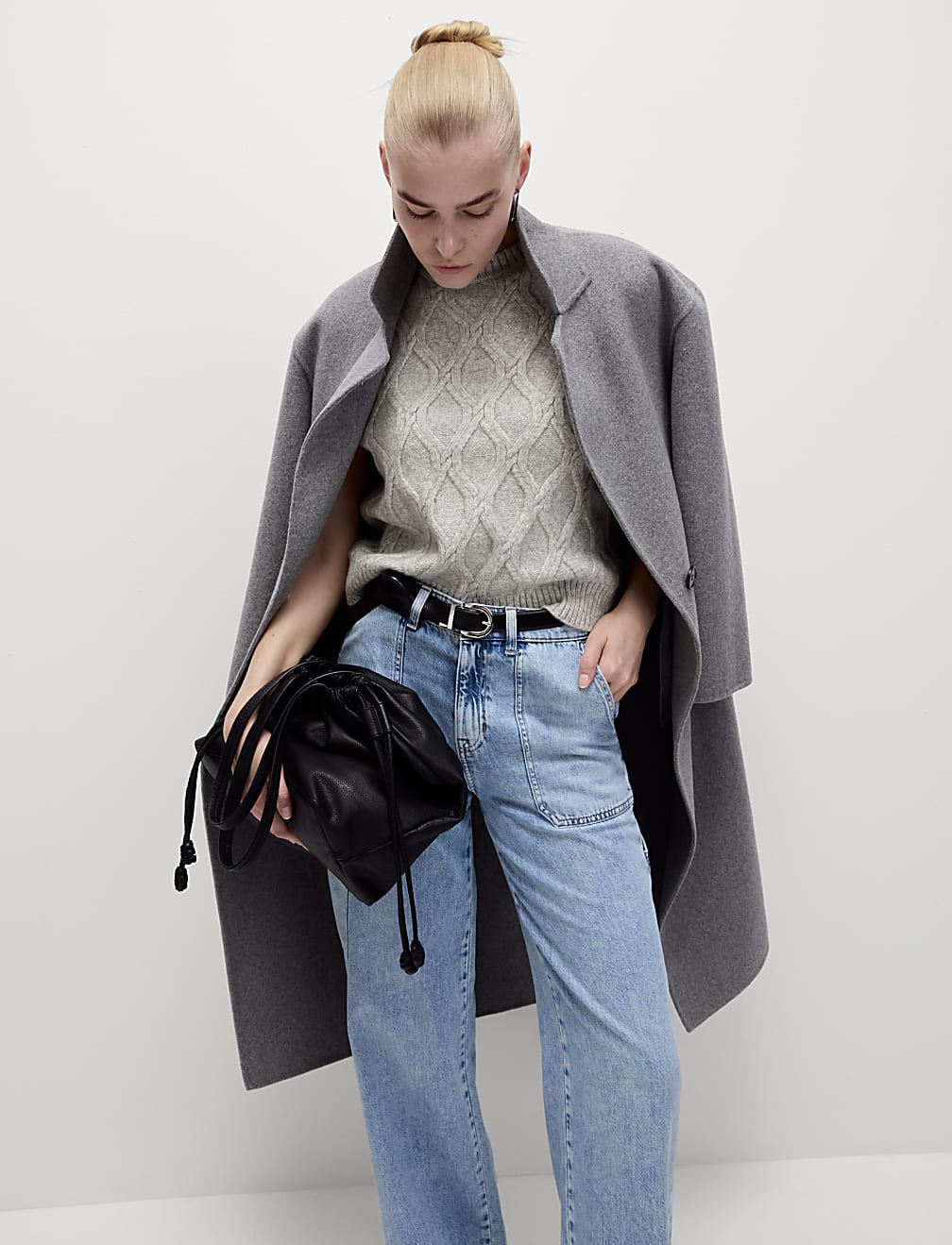 Cloud-Yarn Textured Knitted Vest