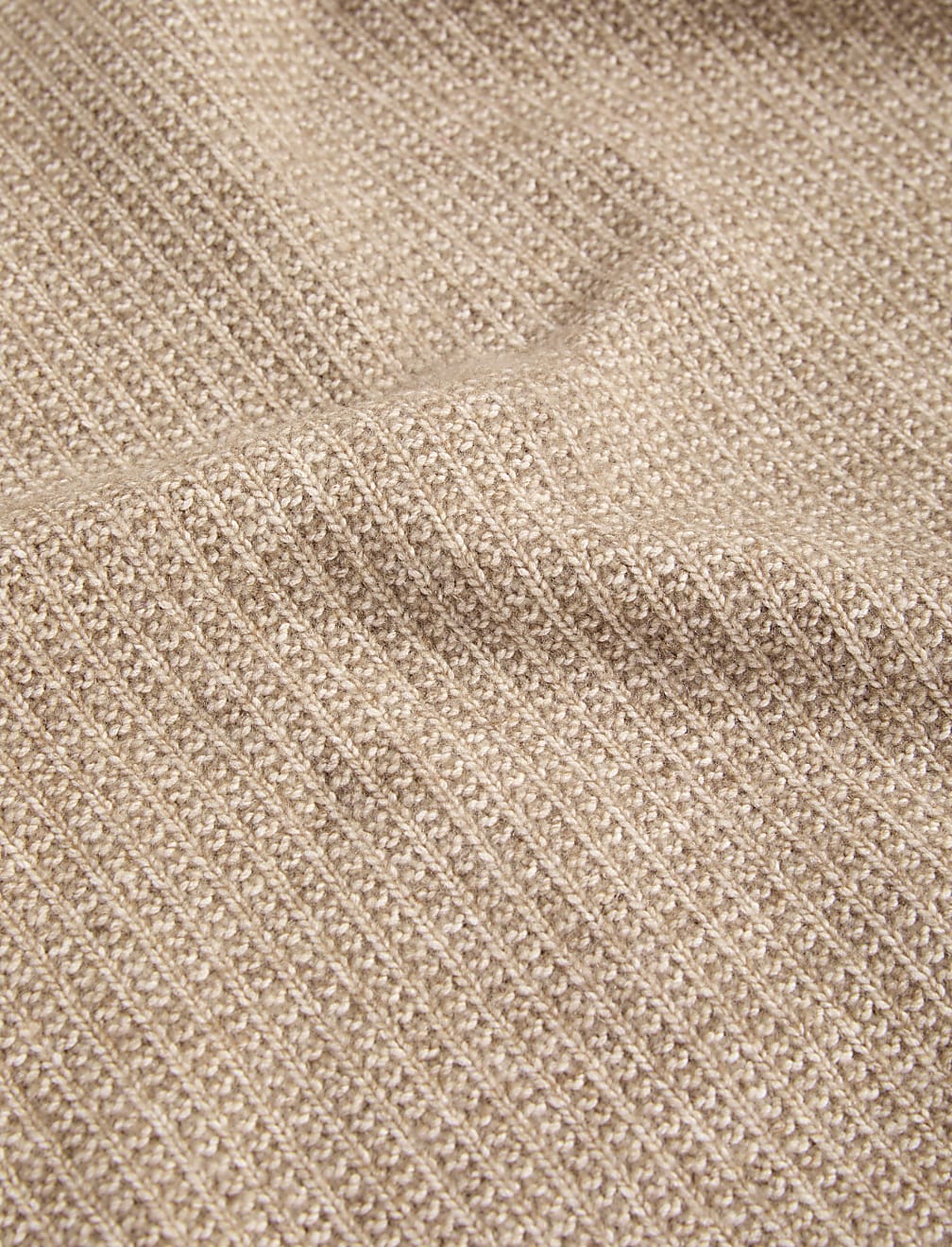 Cloud Yarn Textured Roll Neck Jumper