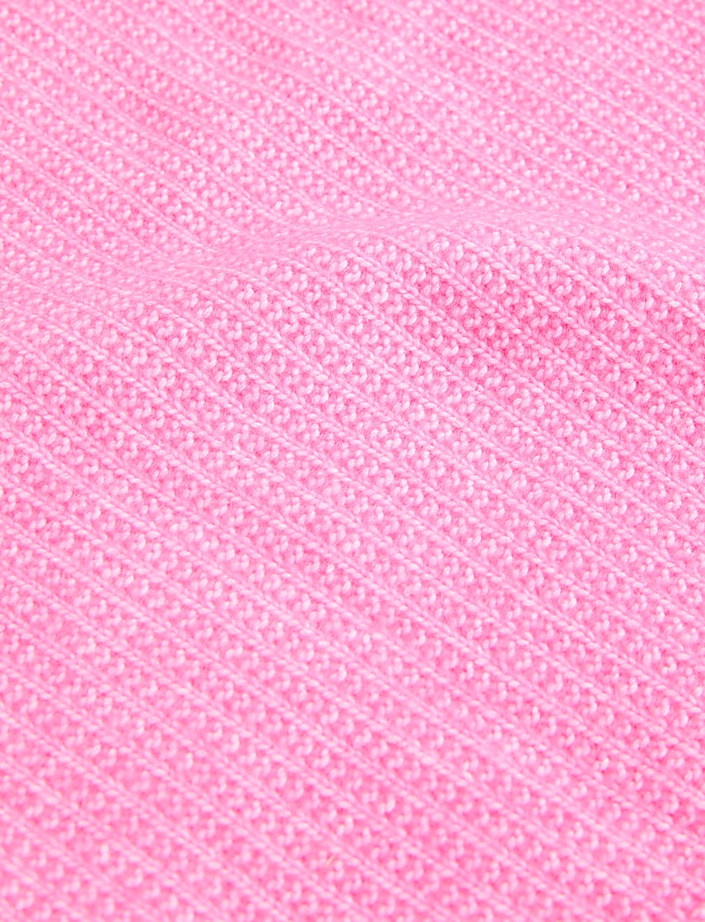 Cloud Yarn Textured Roll Neck Jumper