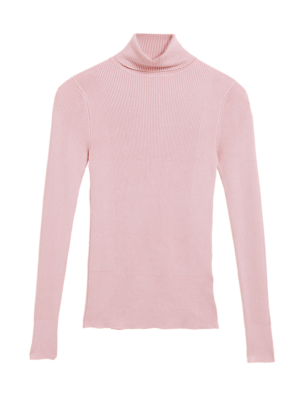 Viscose Mix Textured High Neck Jumper