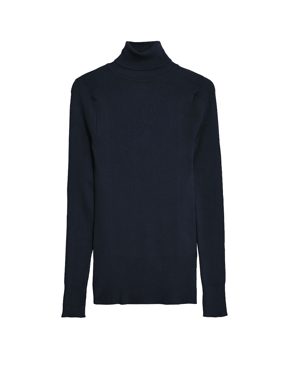 Viscose Mix Textured High Neck Jumper