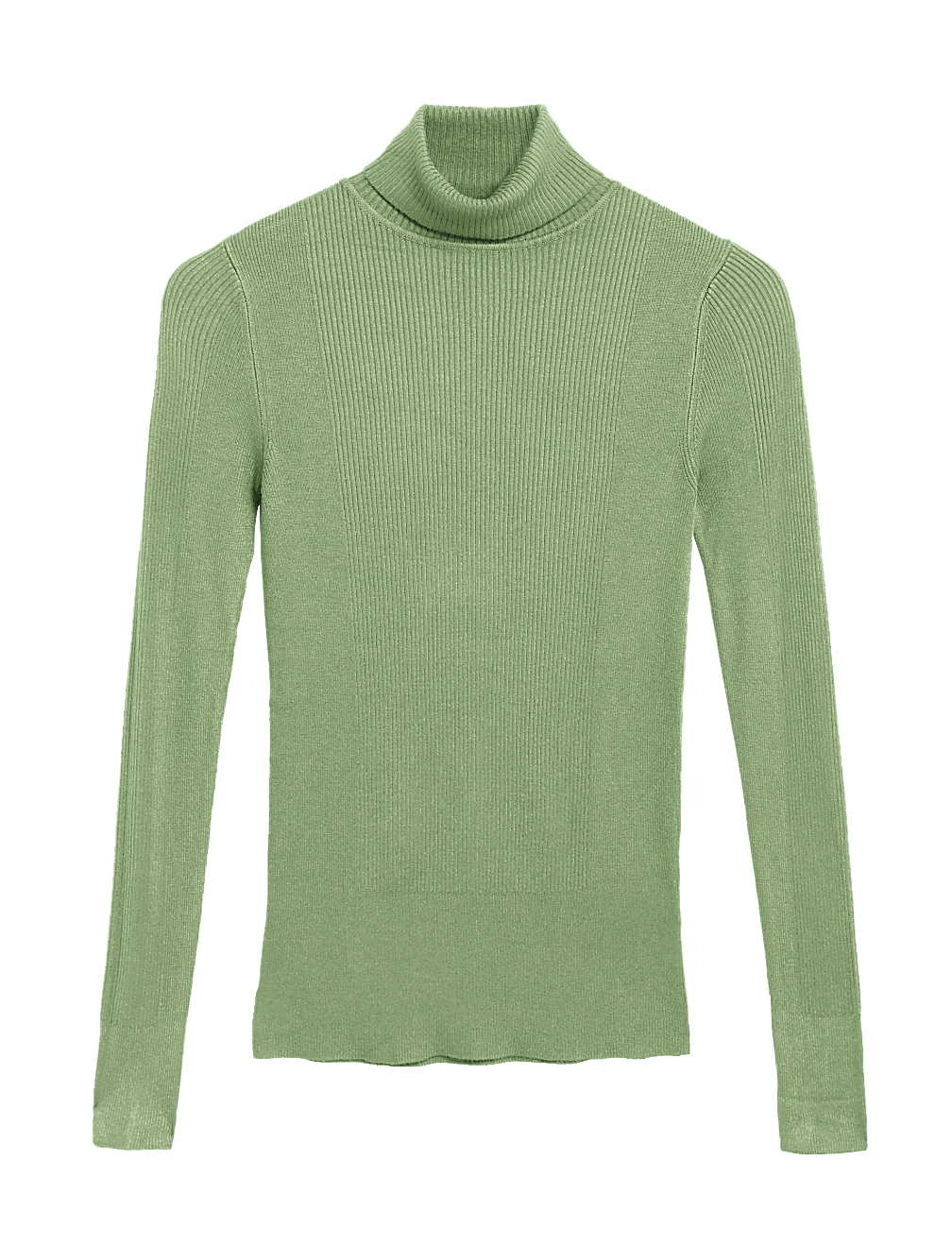 Viscose Mix Textured High Neck Jumper