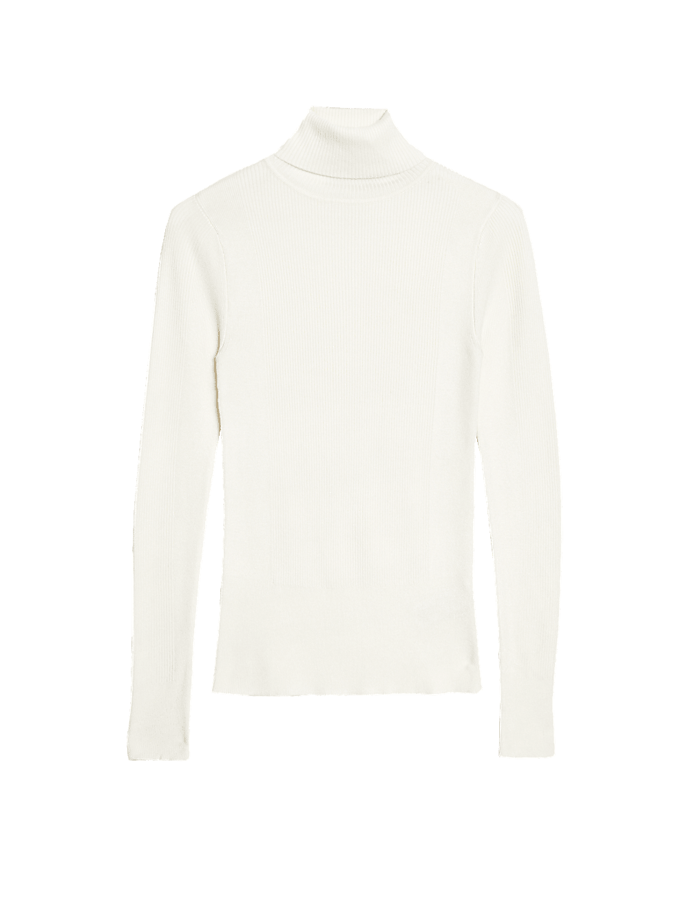 Viscose Mix Textured High Neck Jumper
