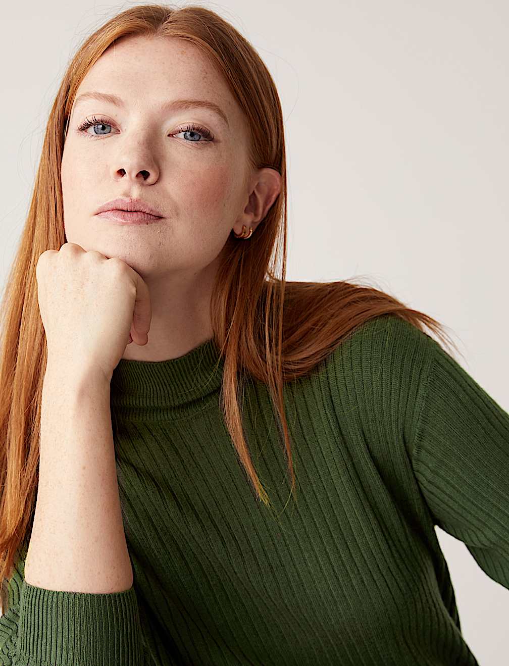 Supersoft Funnel Neck Longline Jumper