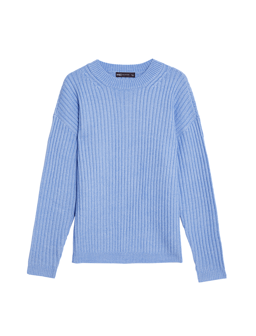 Ribbed Crew Neck Jumper