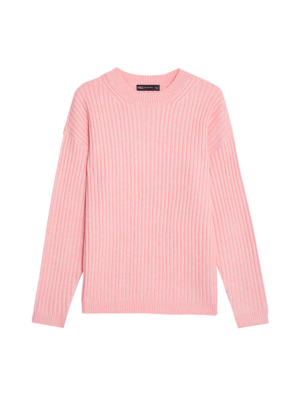 Ribbed Crew Neck Jumper