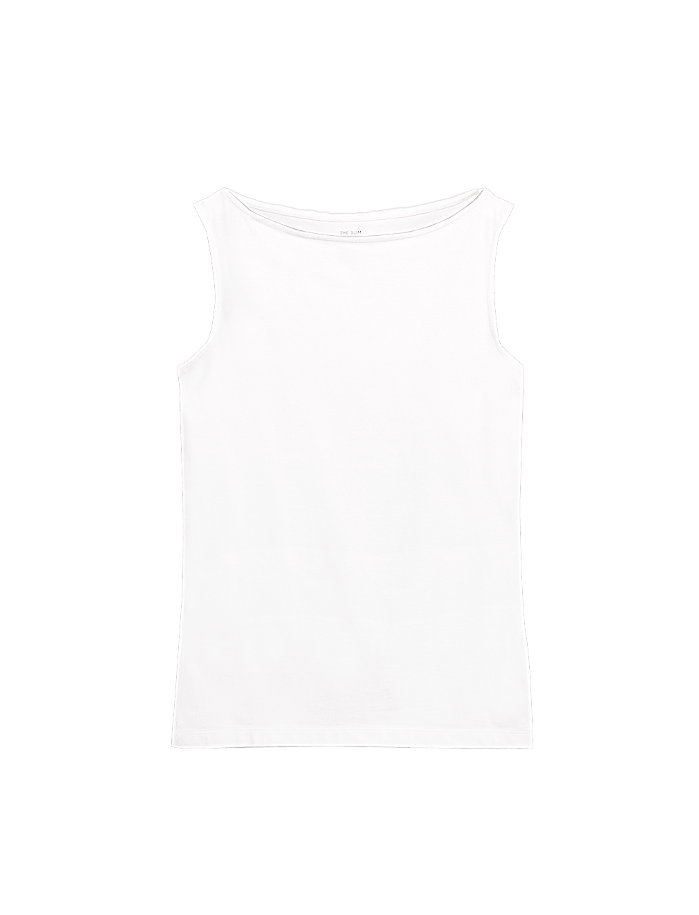 Cotton Rich Slash Neck Slim Fit Vest