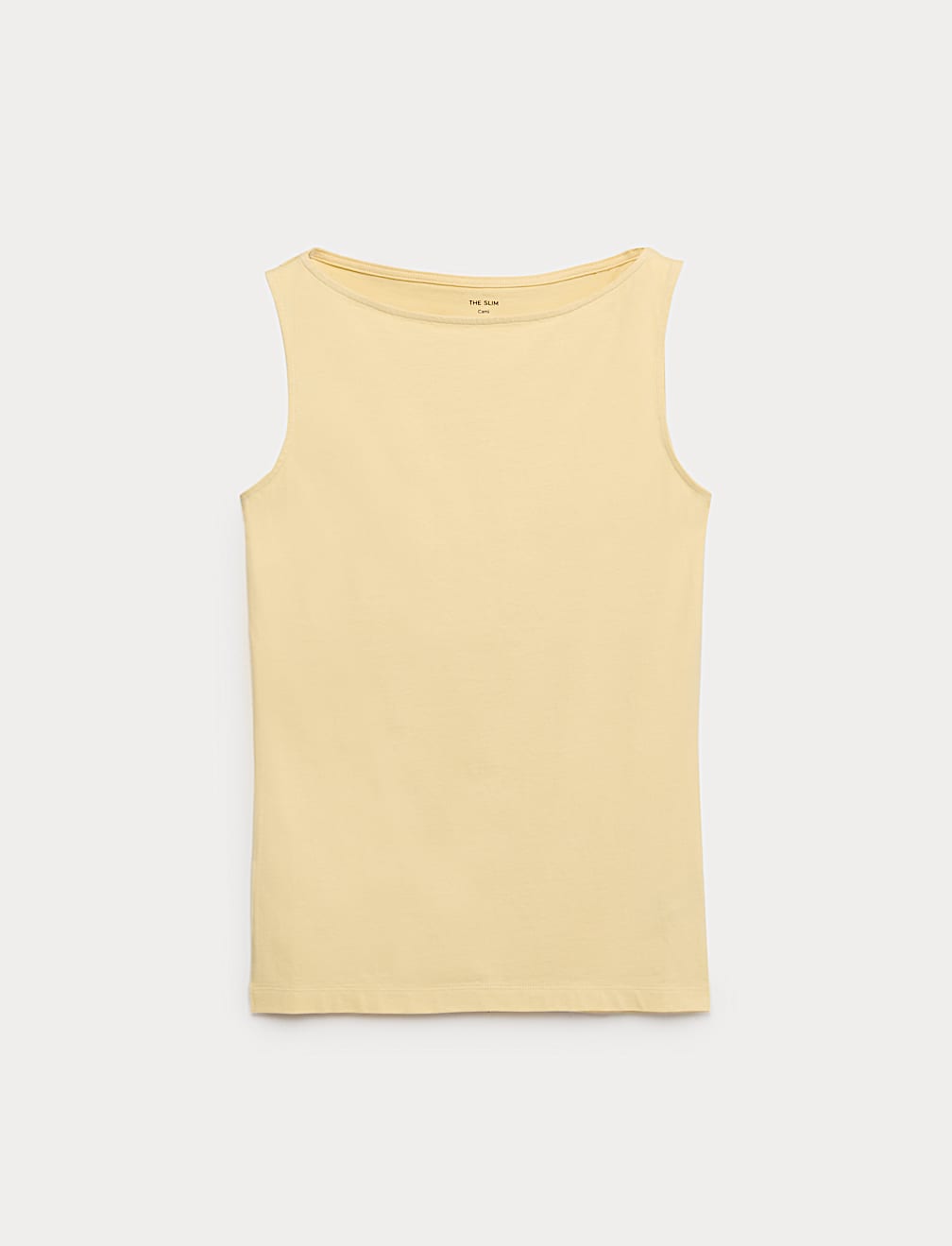 Cotton Rich Slash Neck Slim Fit Vest