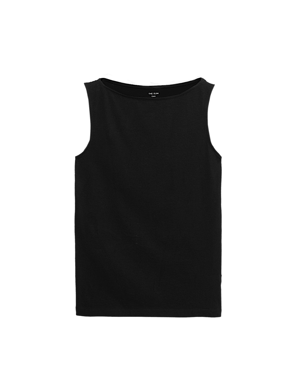 Cotton Rich Slash Neck Slim Fit Vest
