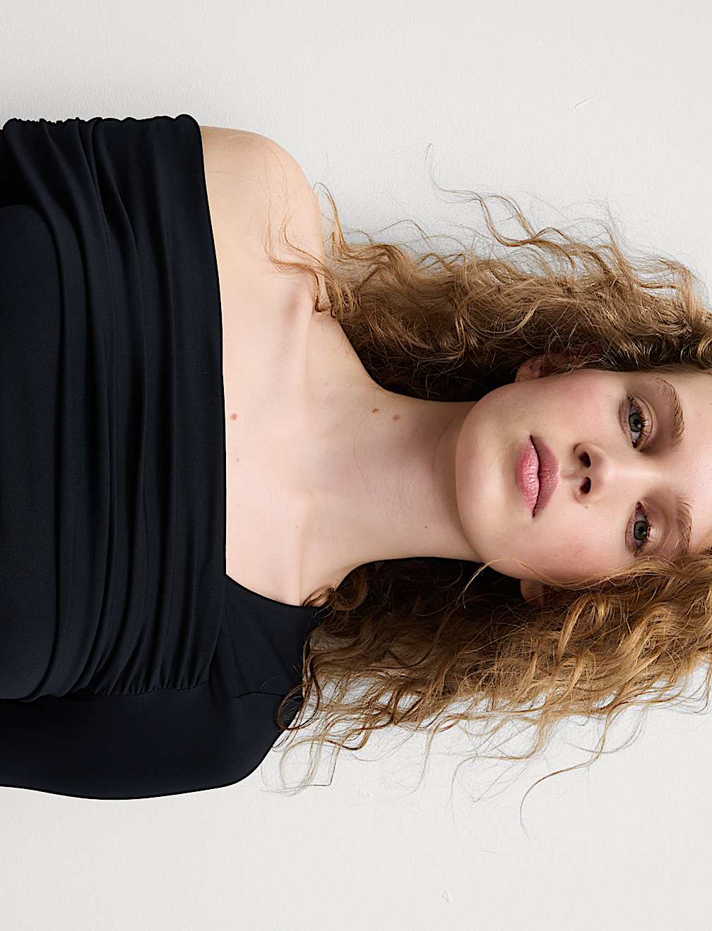 Jersey Asymmetric Neck Bardot Top