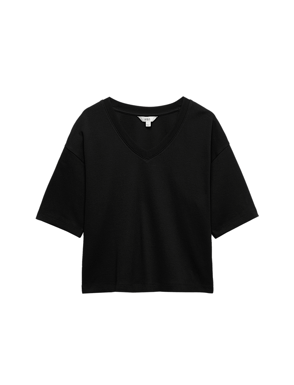 Pure Cotton Heavyweight V-Neck T-Shirt