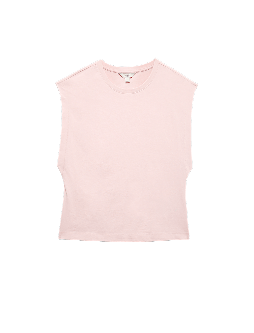 Pure Cotton Cap Sleeve T-Shirt