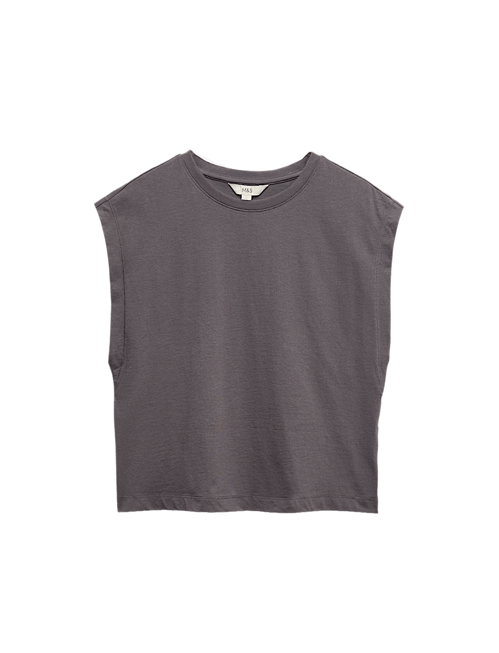 Pure Cotton Cap Sleeve T-Shirt