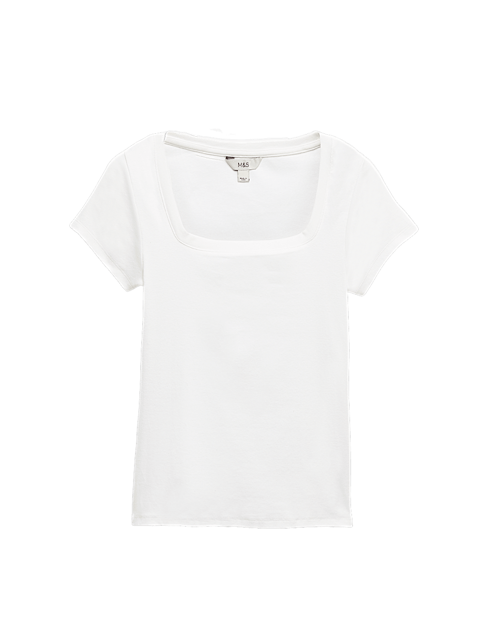 Cotton Rich Premium Square Neck Top
