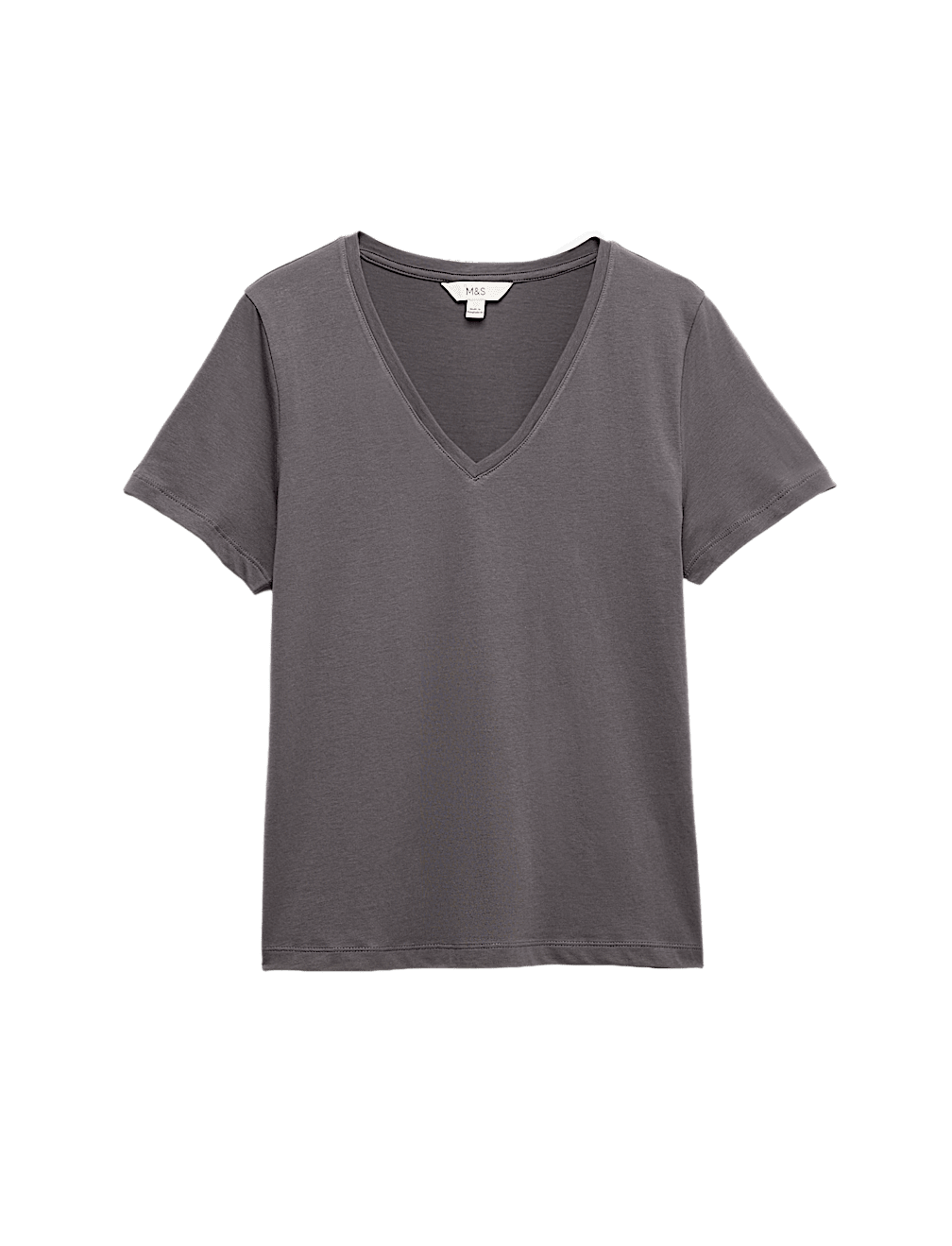 Pure Cotton V-Neck T-Shirt