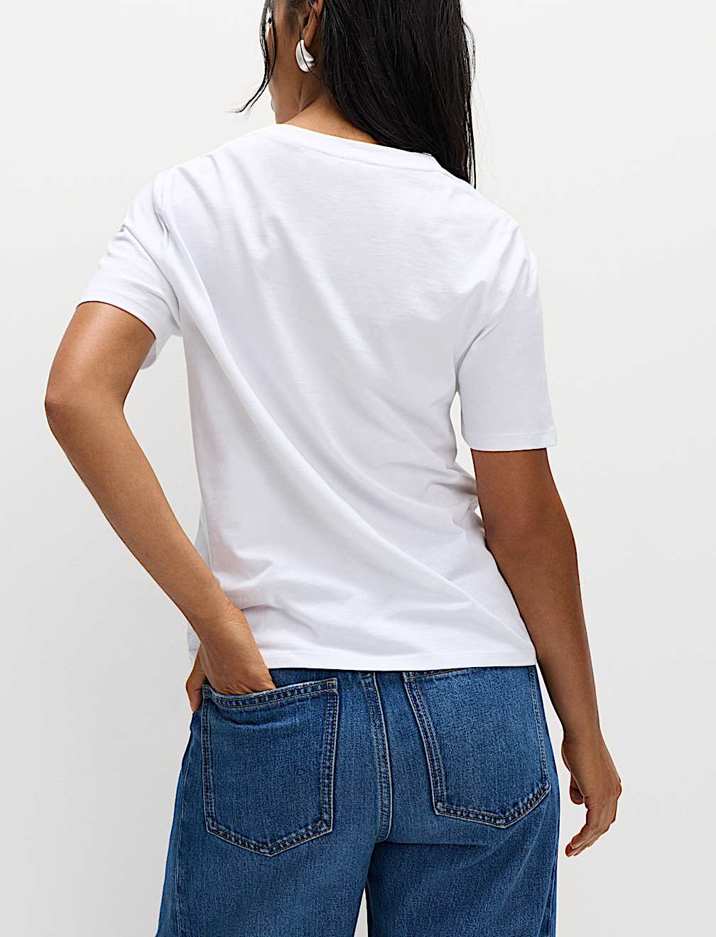 Pure Cotton Embellished Bow Top