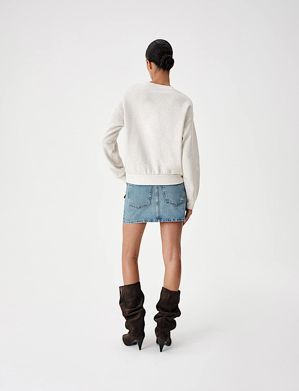 Cotton Rich Crew Neck Sweatshirt