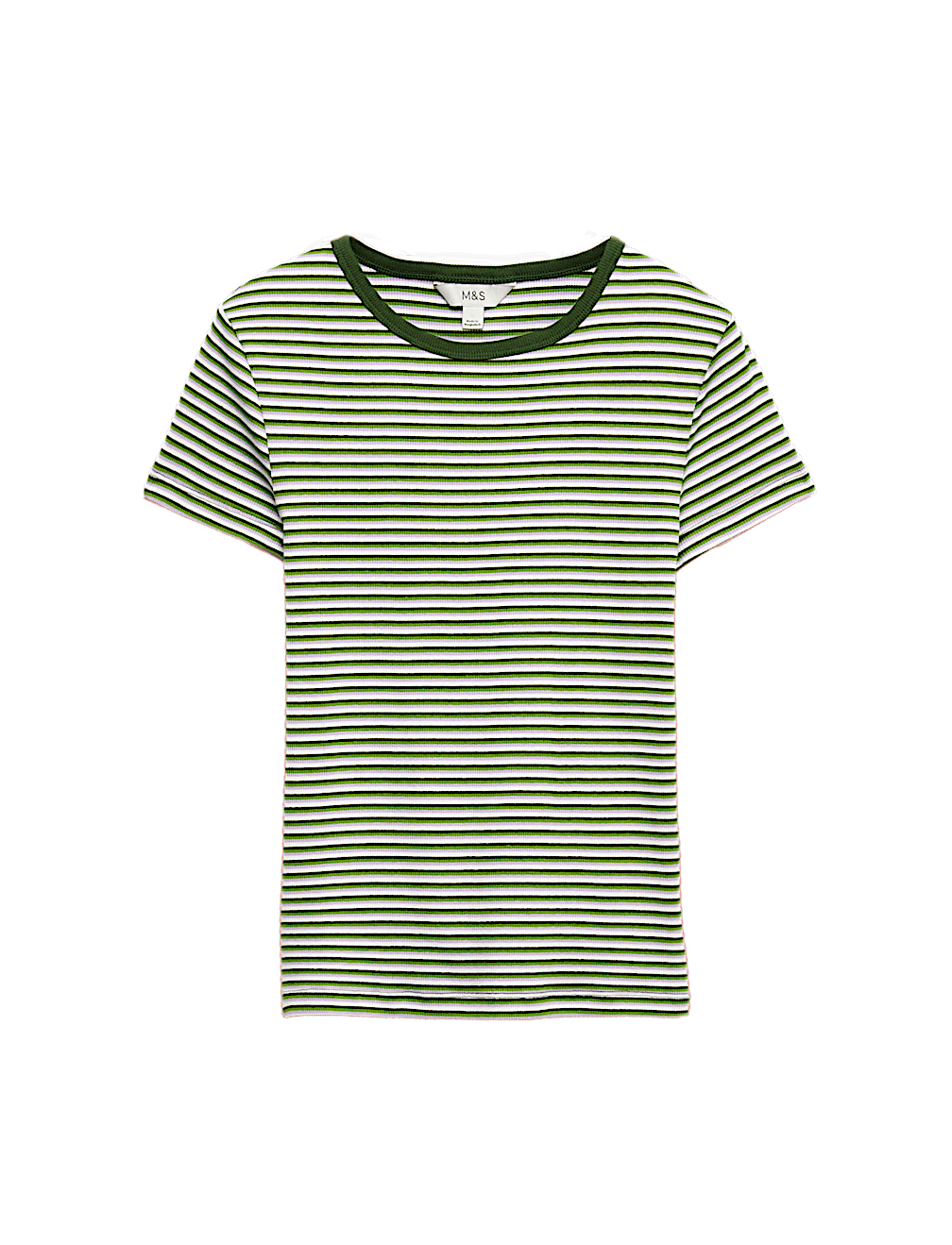 Cotton Rich Ribbed Slim Fit T-Shirt