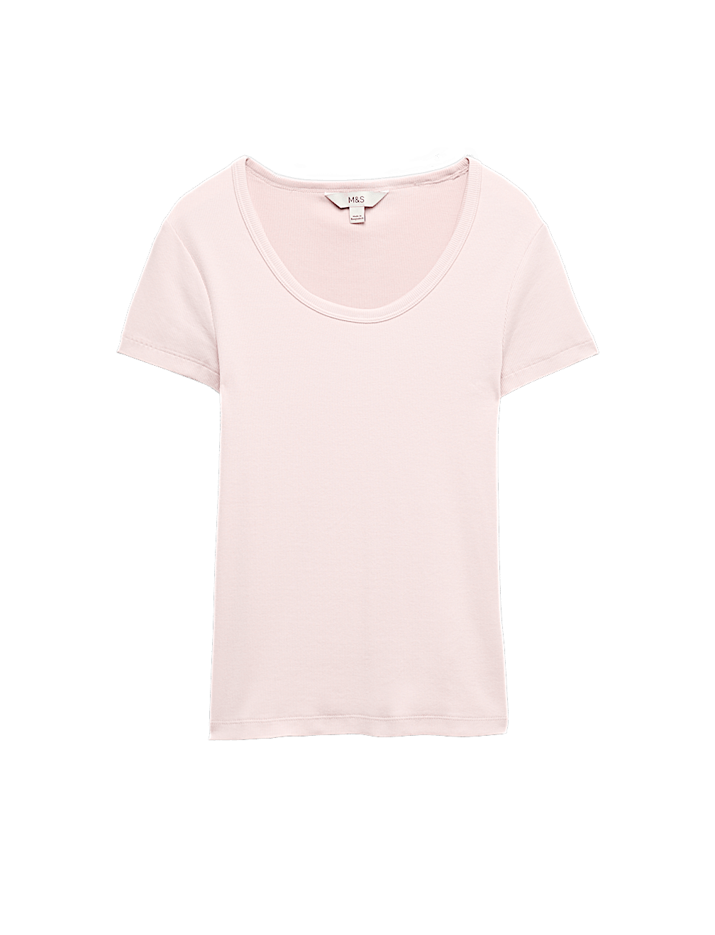 Cotton Rich Scoop Neck Slim Fit T-Shirt
