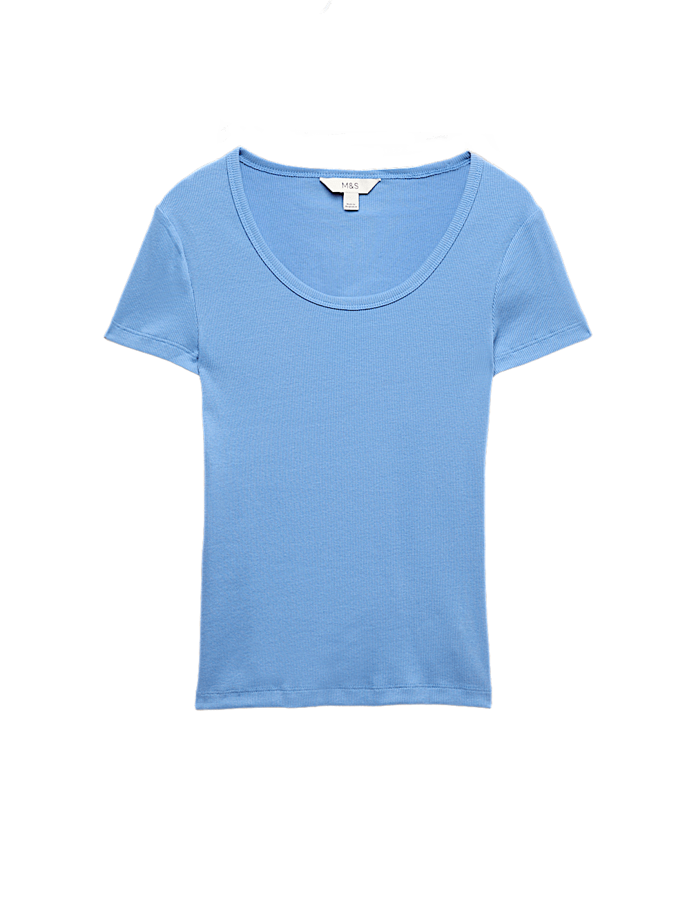 Cotton Rich Scoop Neck Slim Fit T-Shirt