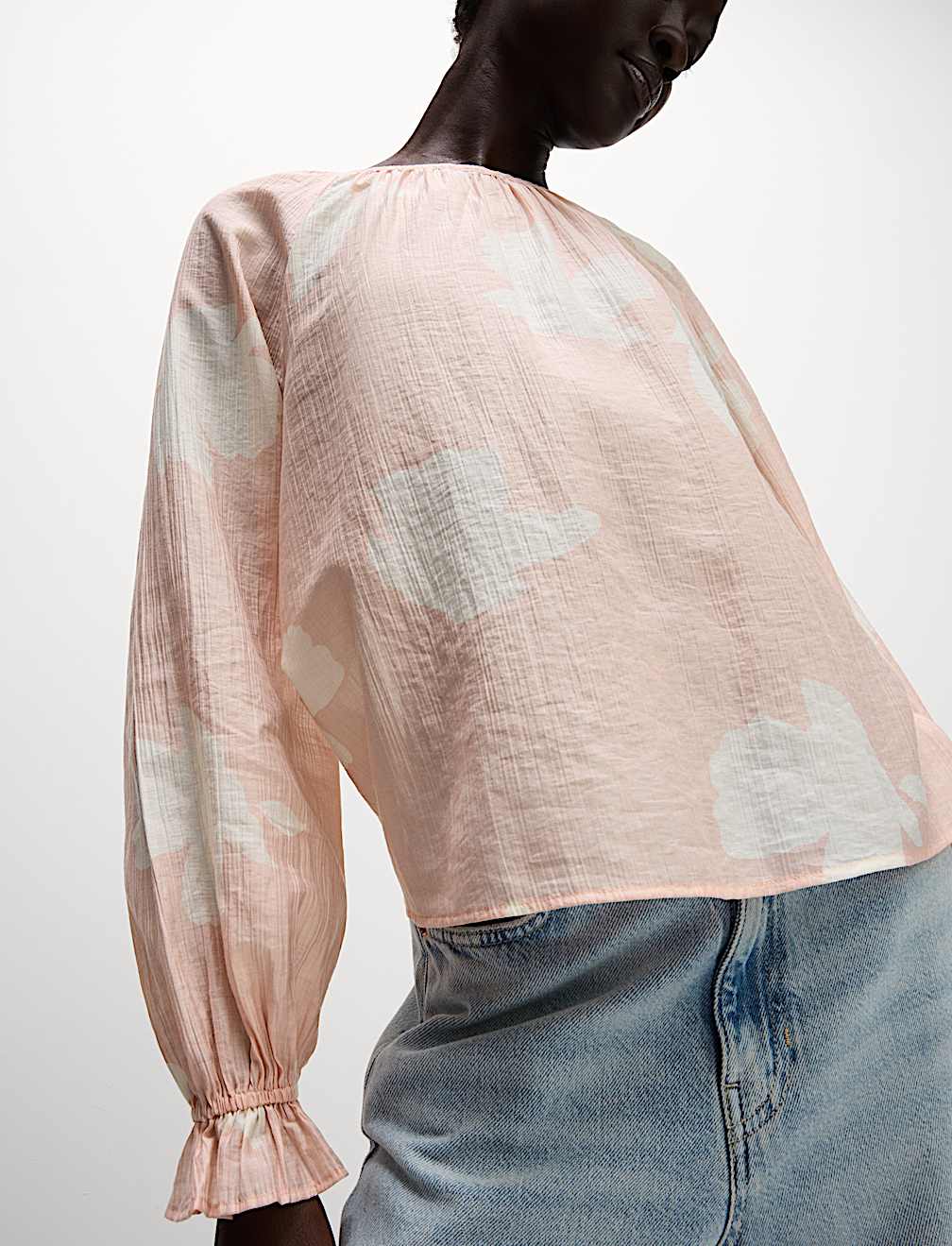 Lyocell Rich Printed Blouse