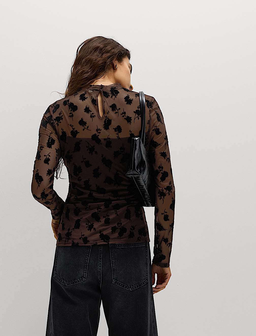 Flock Fitted Mesh Top