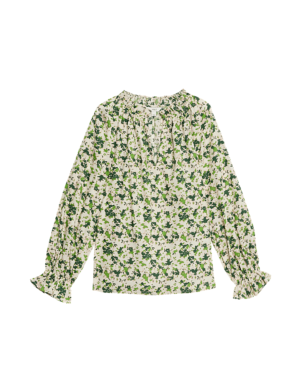Pure Cotton Floral Printed Blouse