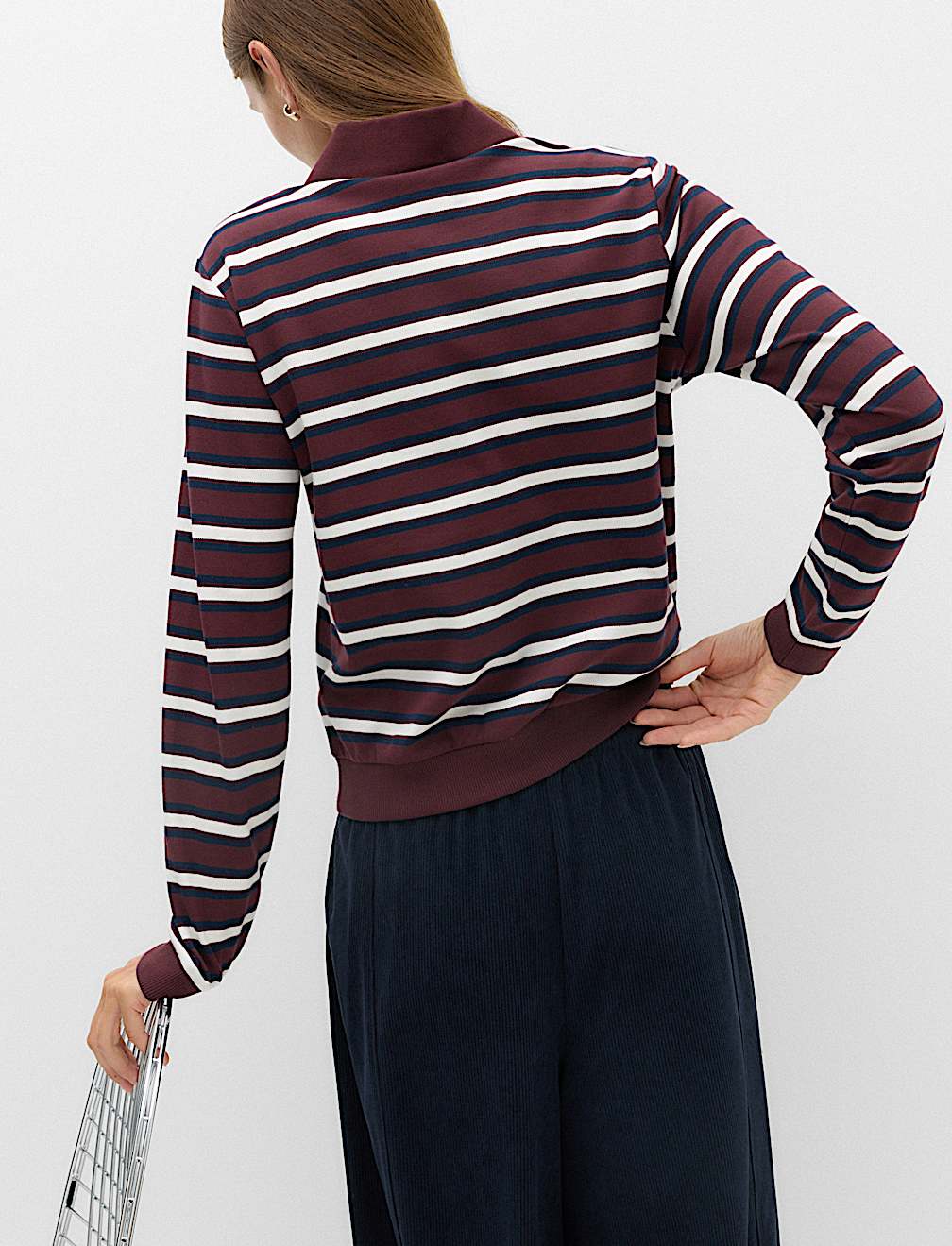 Cotton Rich Striped Rugby Top