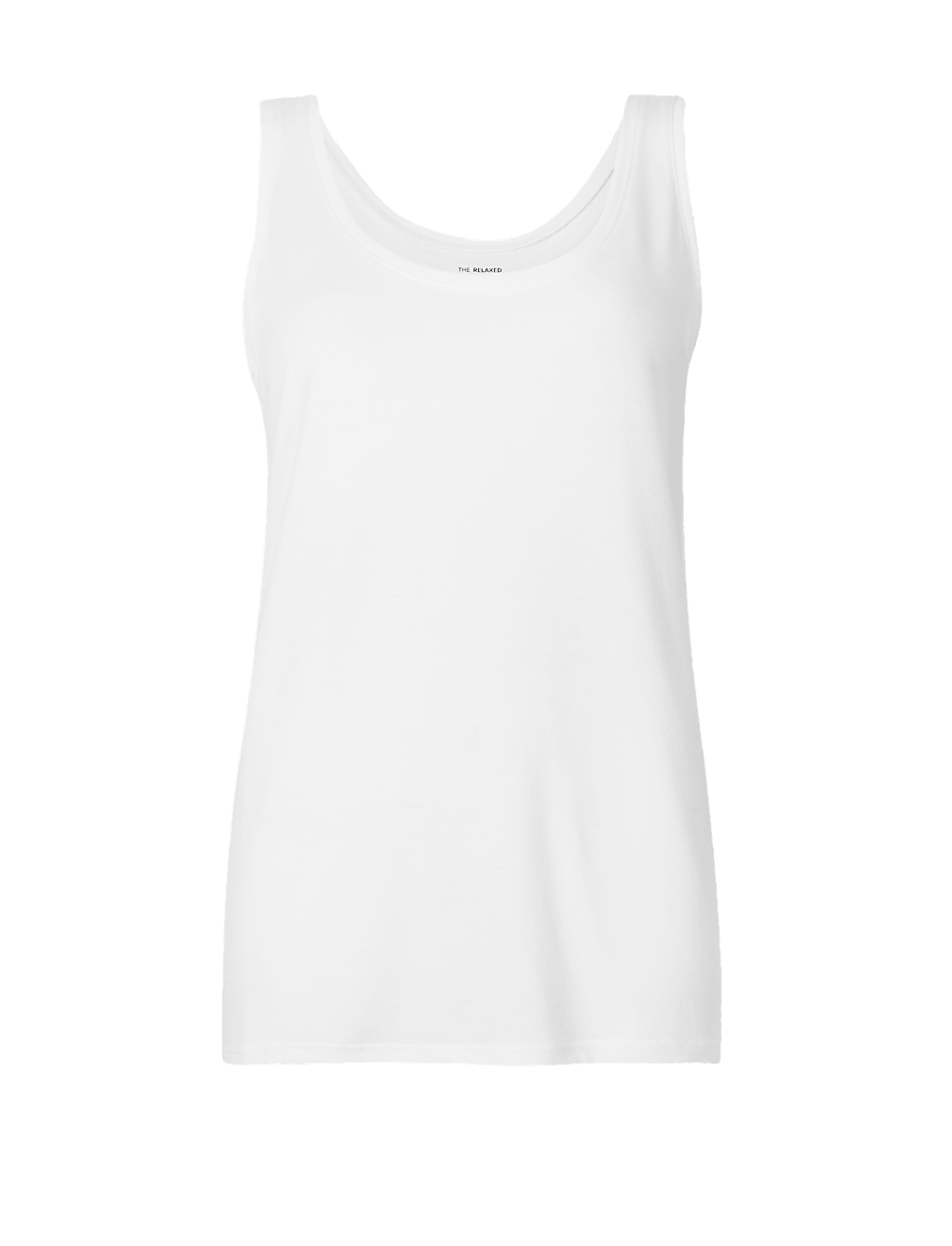 Scoop Neck Relaxed Fit Vest Top
