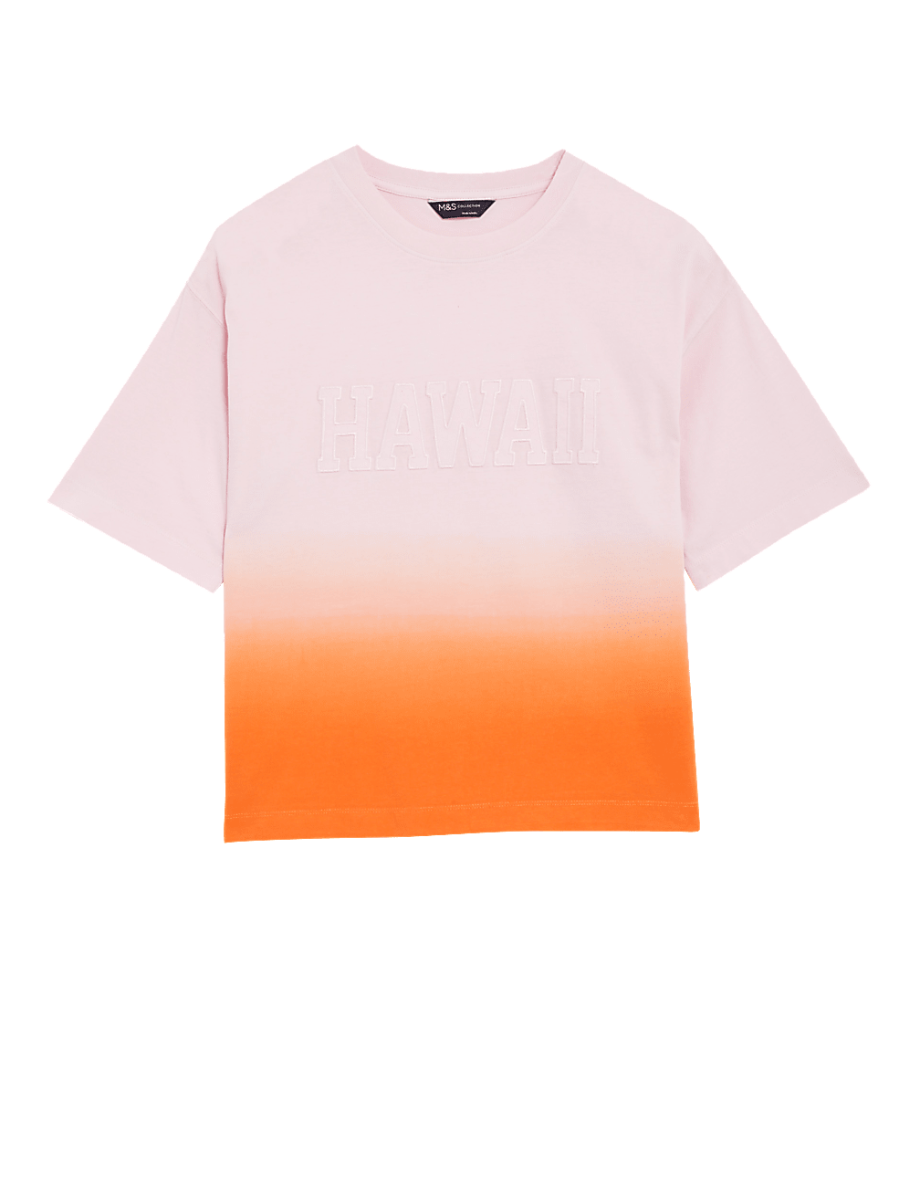 Pure Cotton Hawaii Slogan T-Shirt