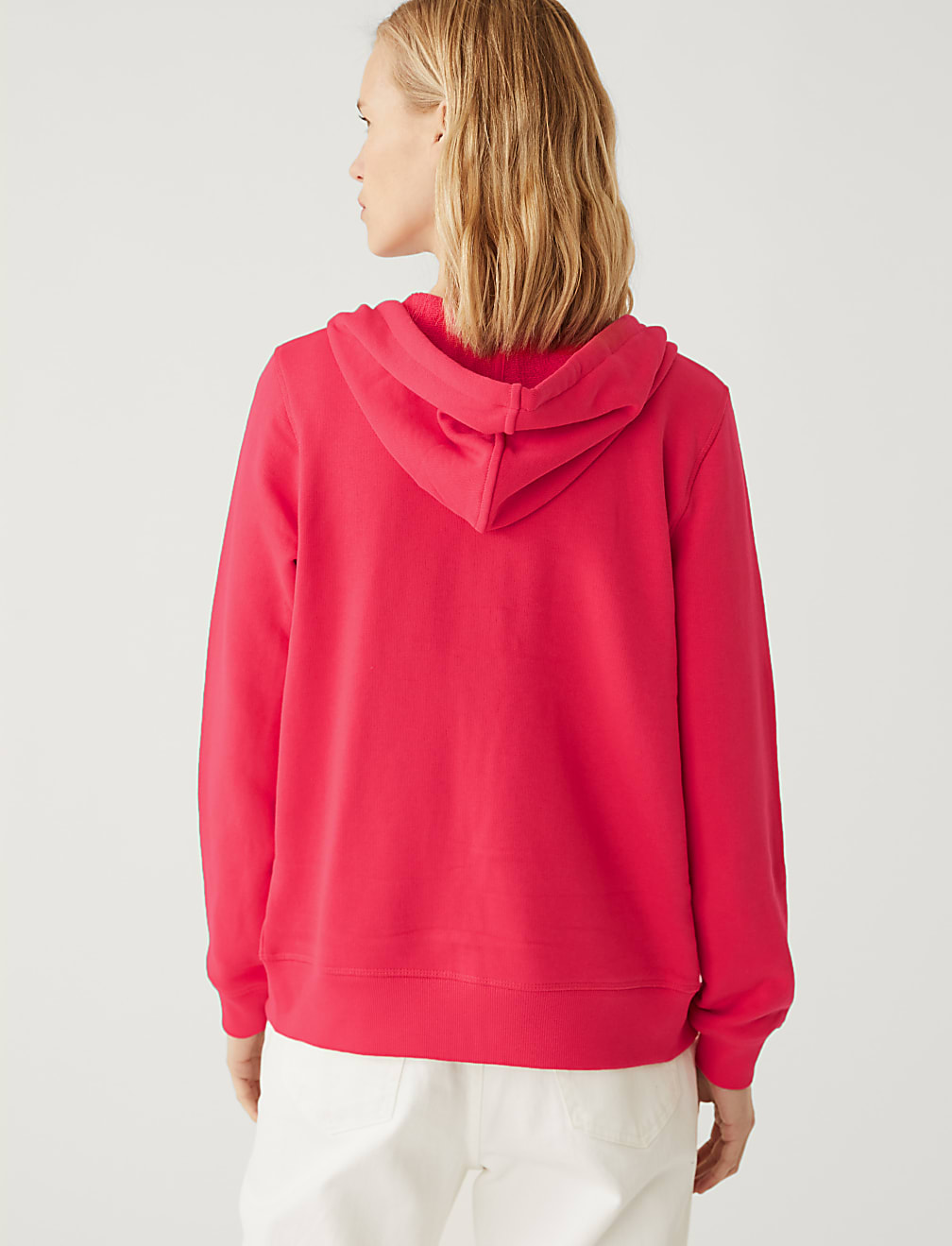 Pure Cotton Zip Up Hoodie
