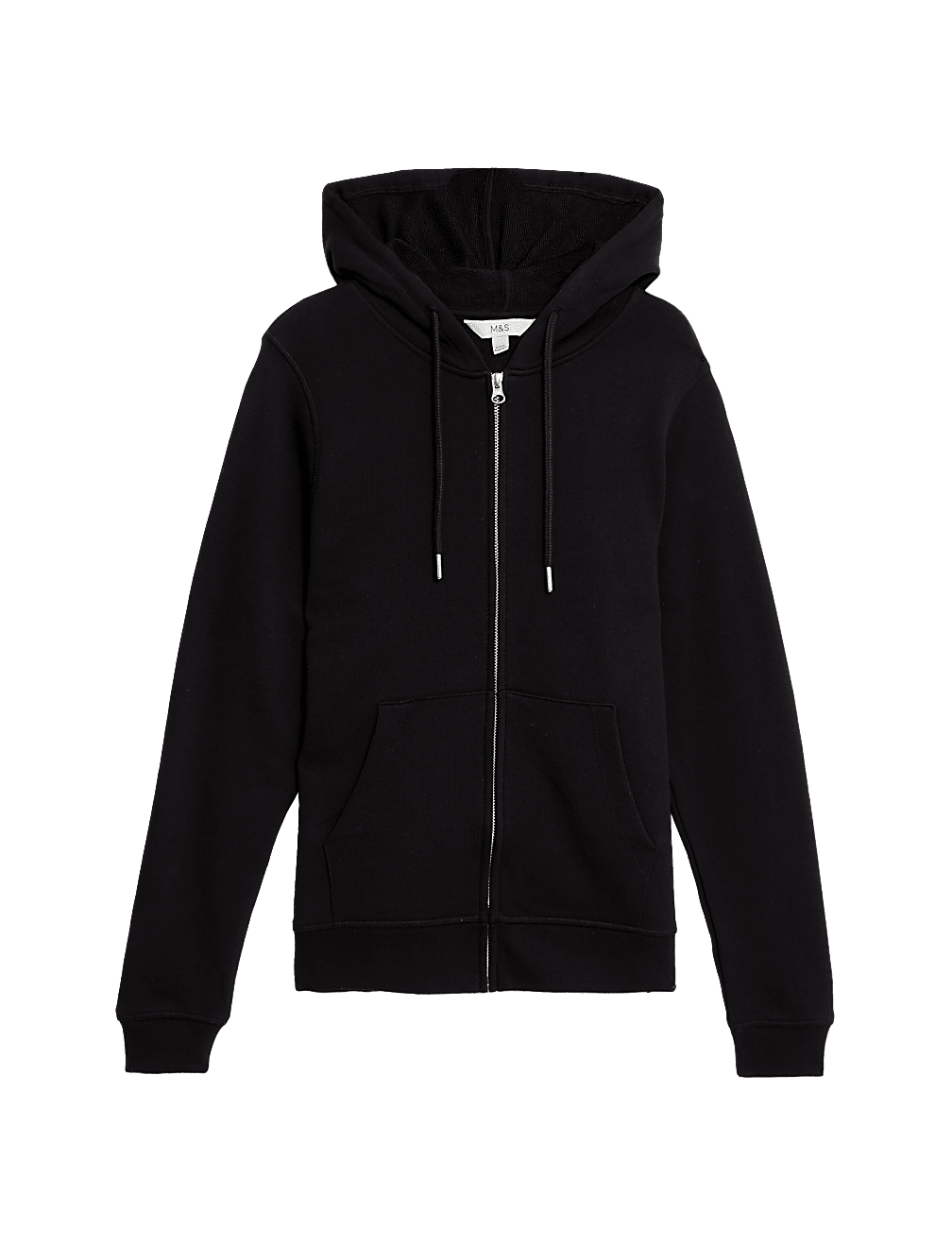 Pure Cotton Zip Up Hoodie