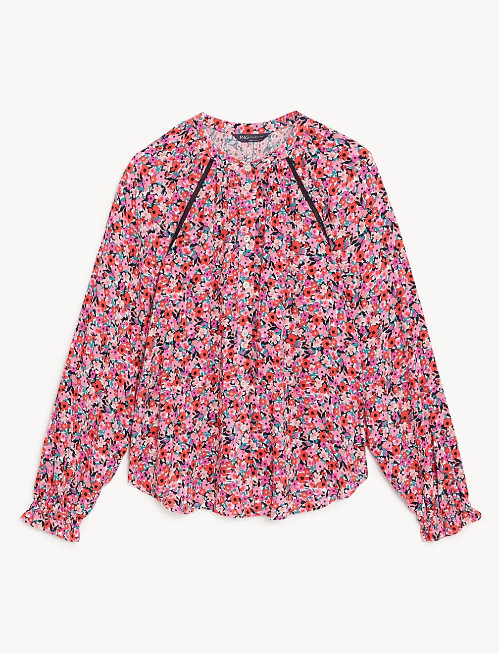 Floral Button Through Blouse