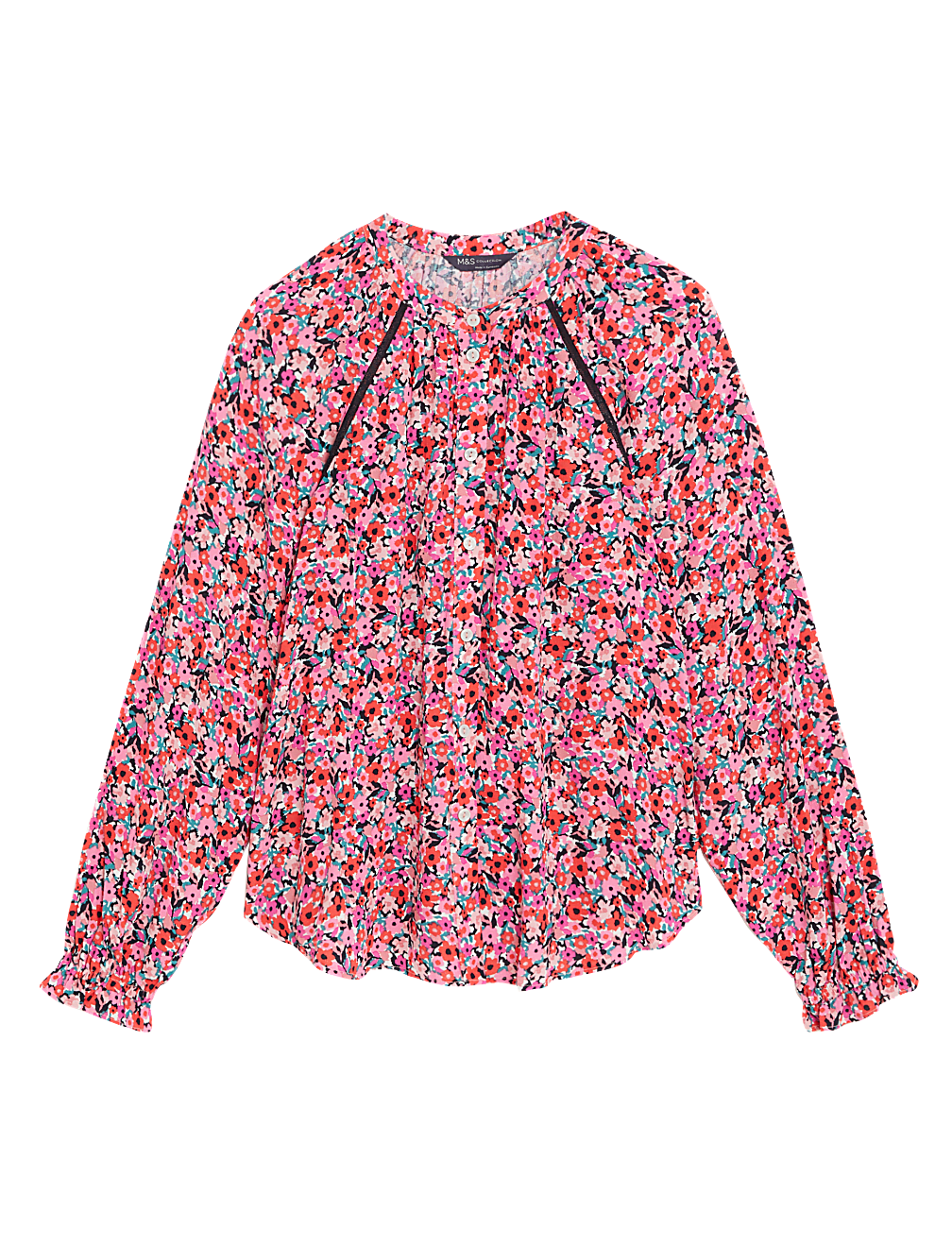 Floral Button Through Blouse