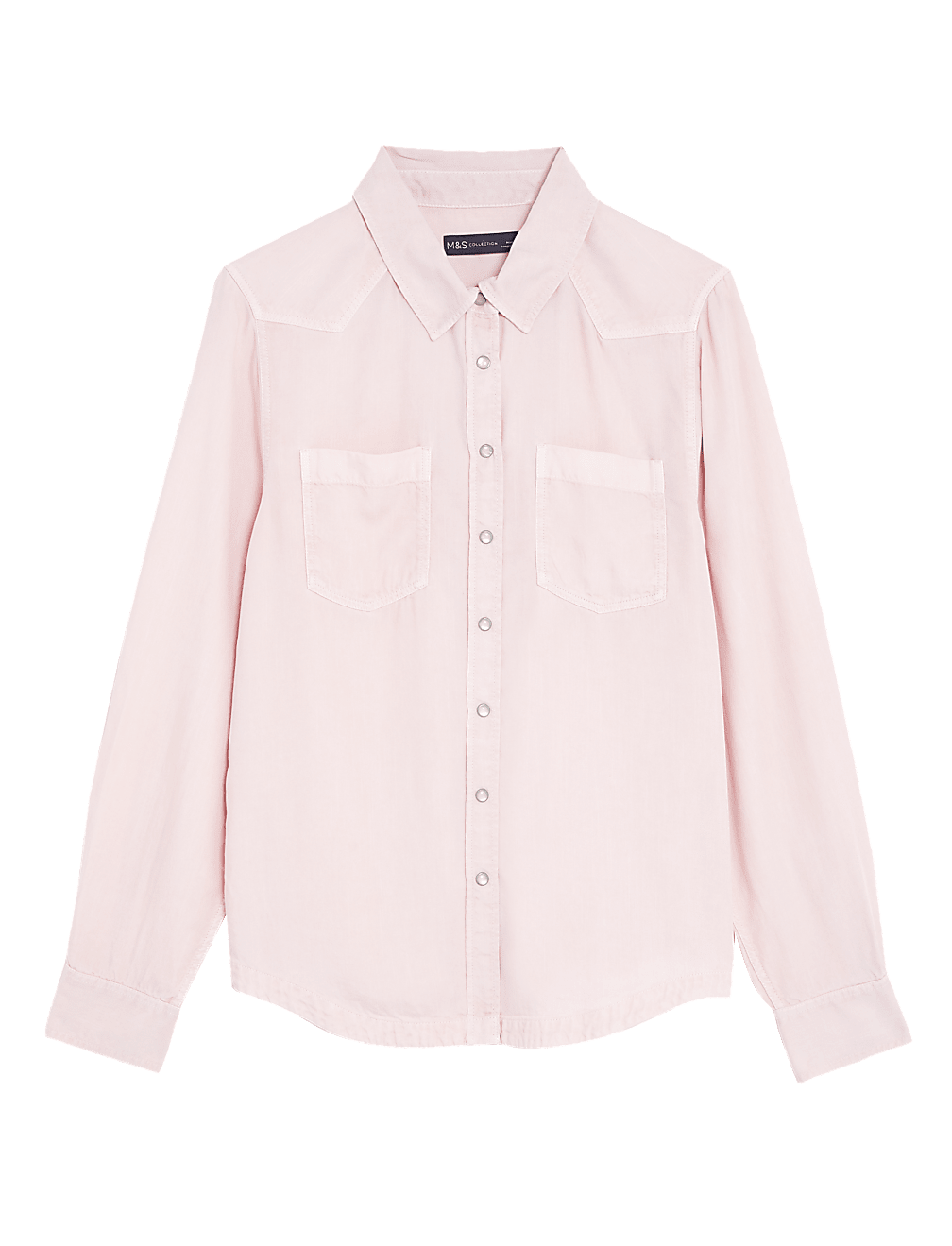 Lyocell Tea Dyed Collared Shirt