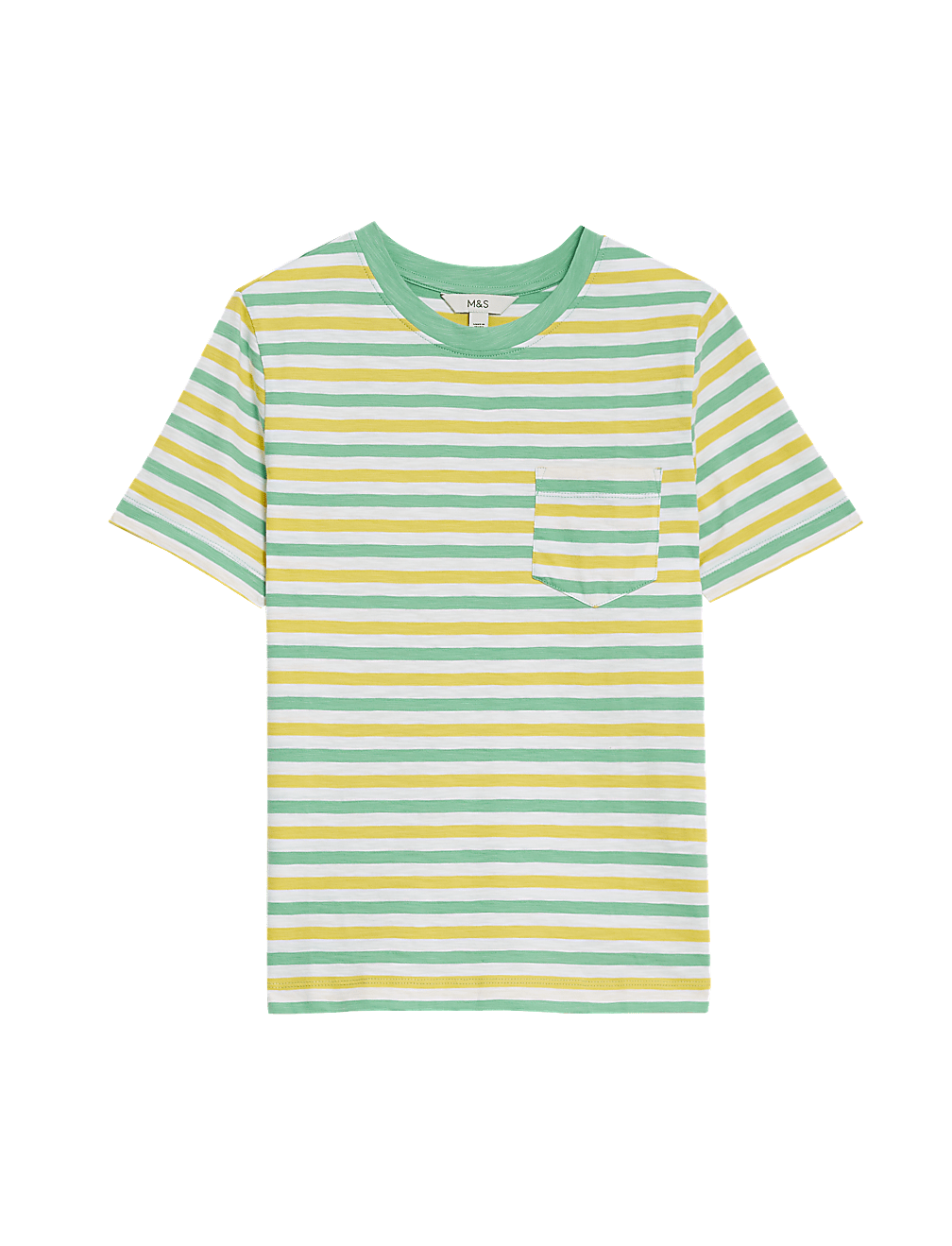 Pure Cotton Striped T-Shirt