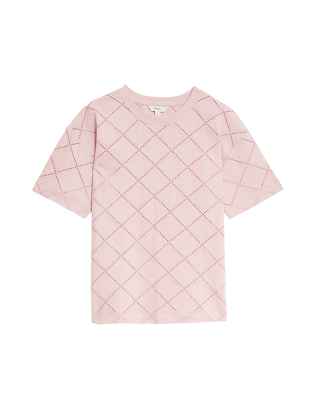 Cotton Rich Broderie T-Shirt