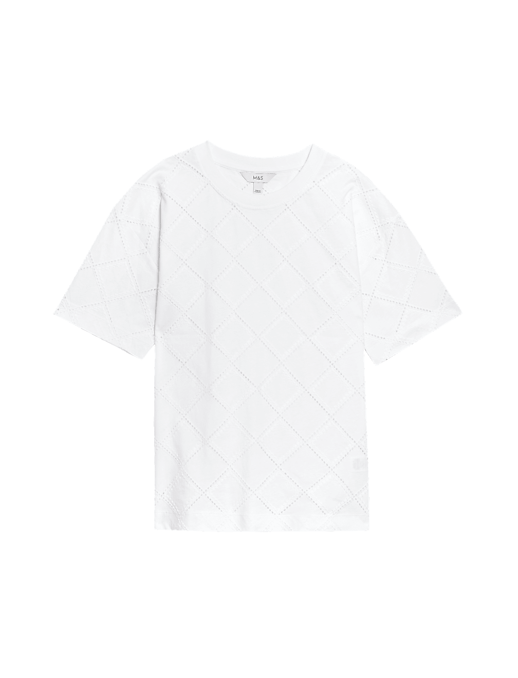 Cotton Rich Broderie T-Shirt