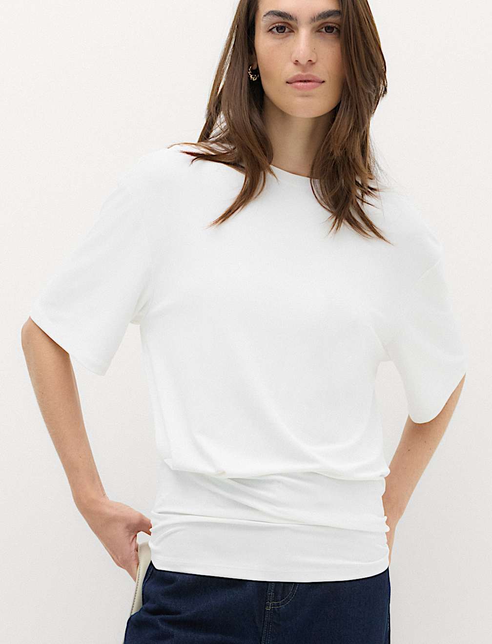 Drape Waisted T-Shirt
