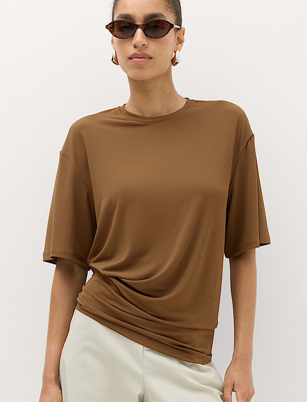 Drape Waisted T-Shirt