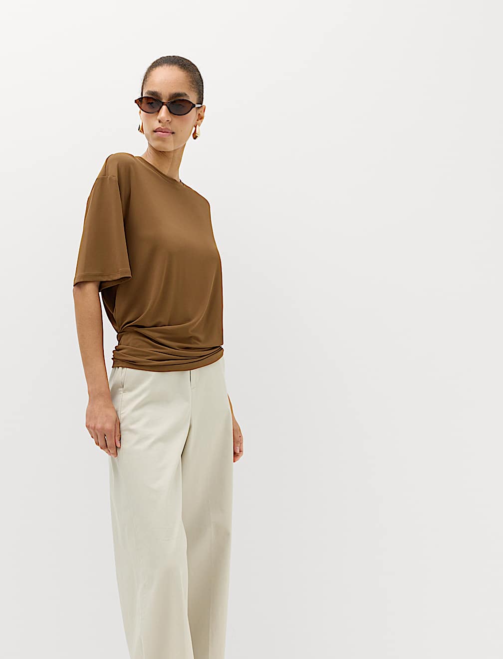 Drape Waisted T-Shirt