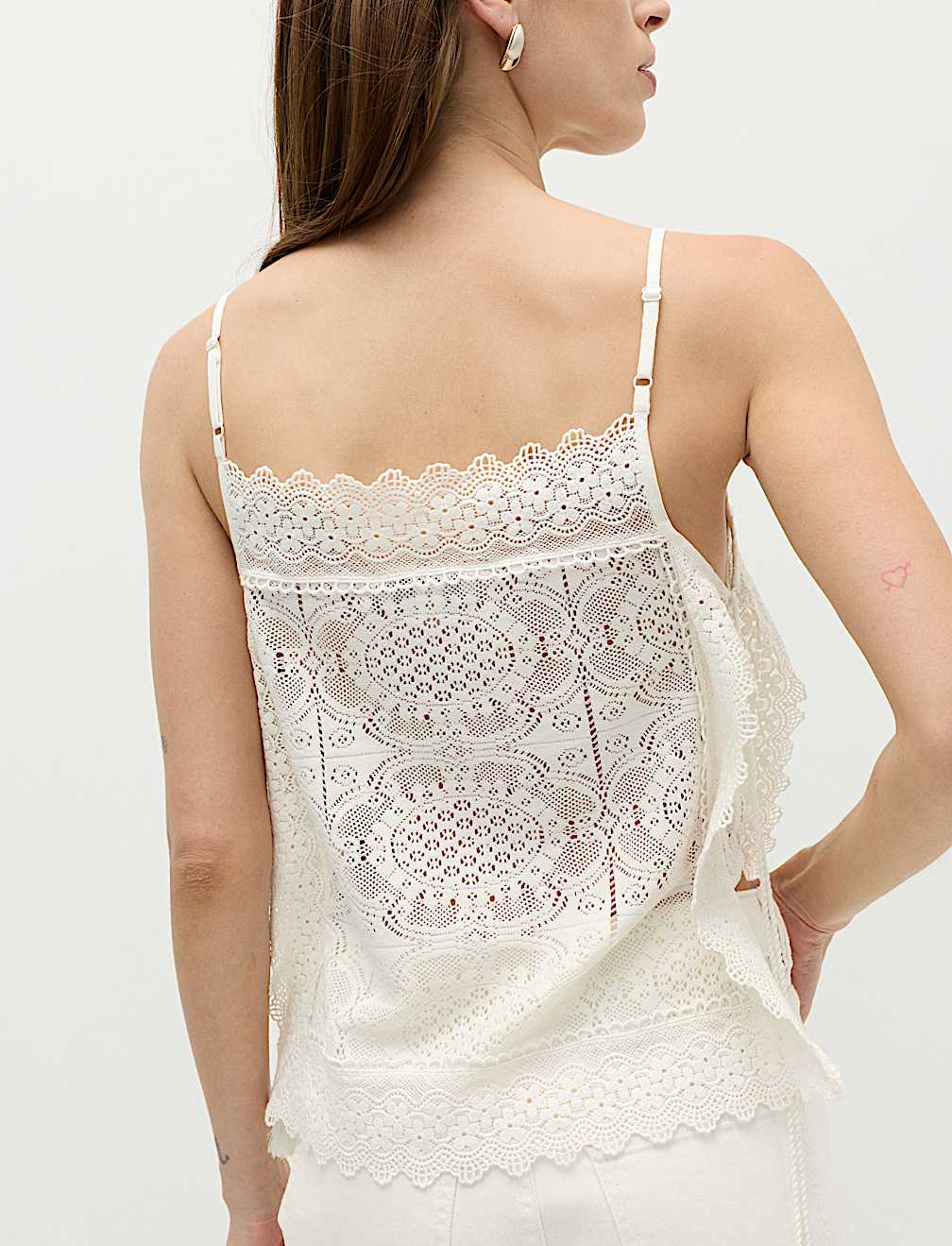 Broderie Cutwork Cami Top