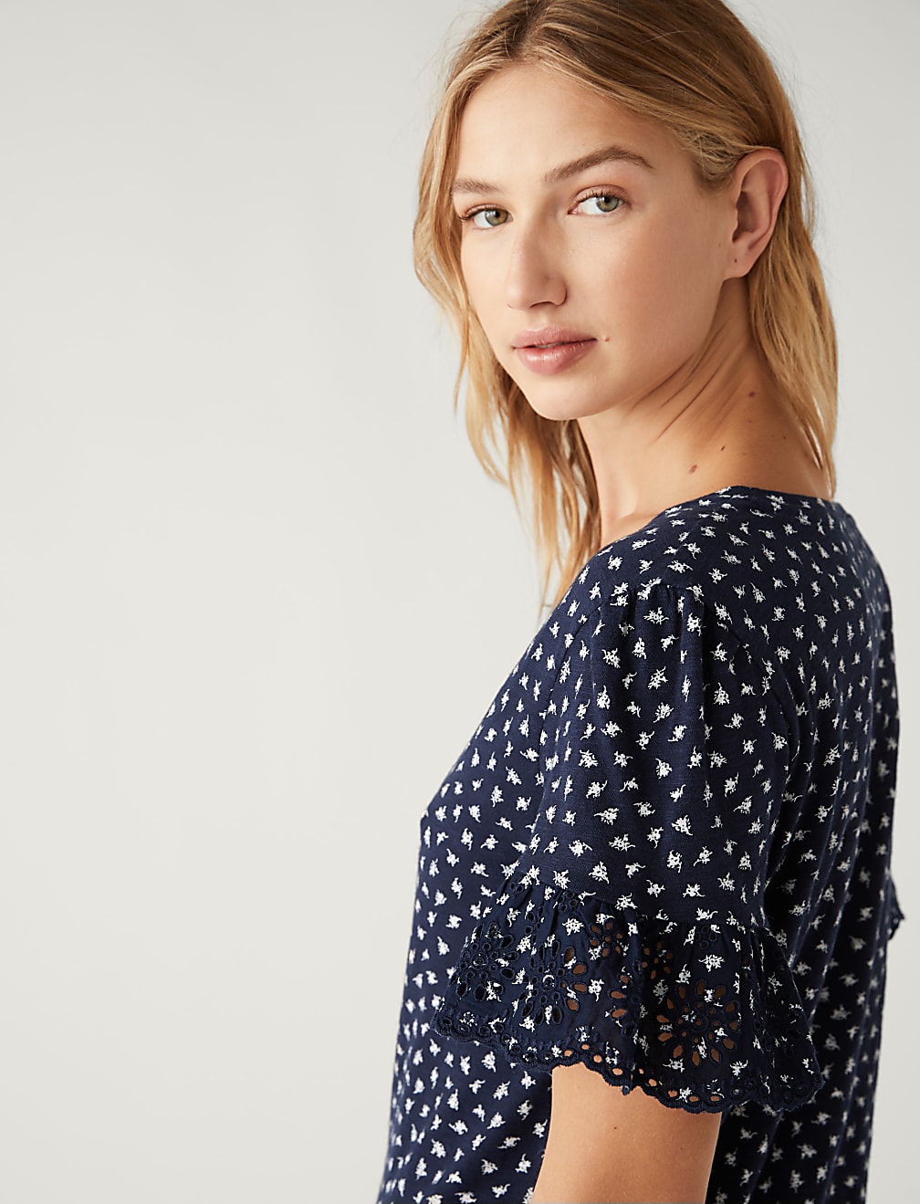Pure Cotton Printed Top